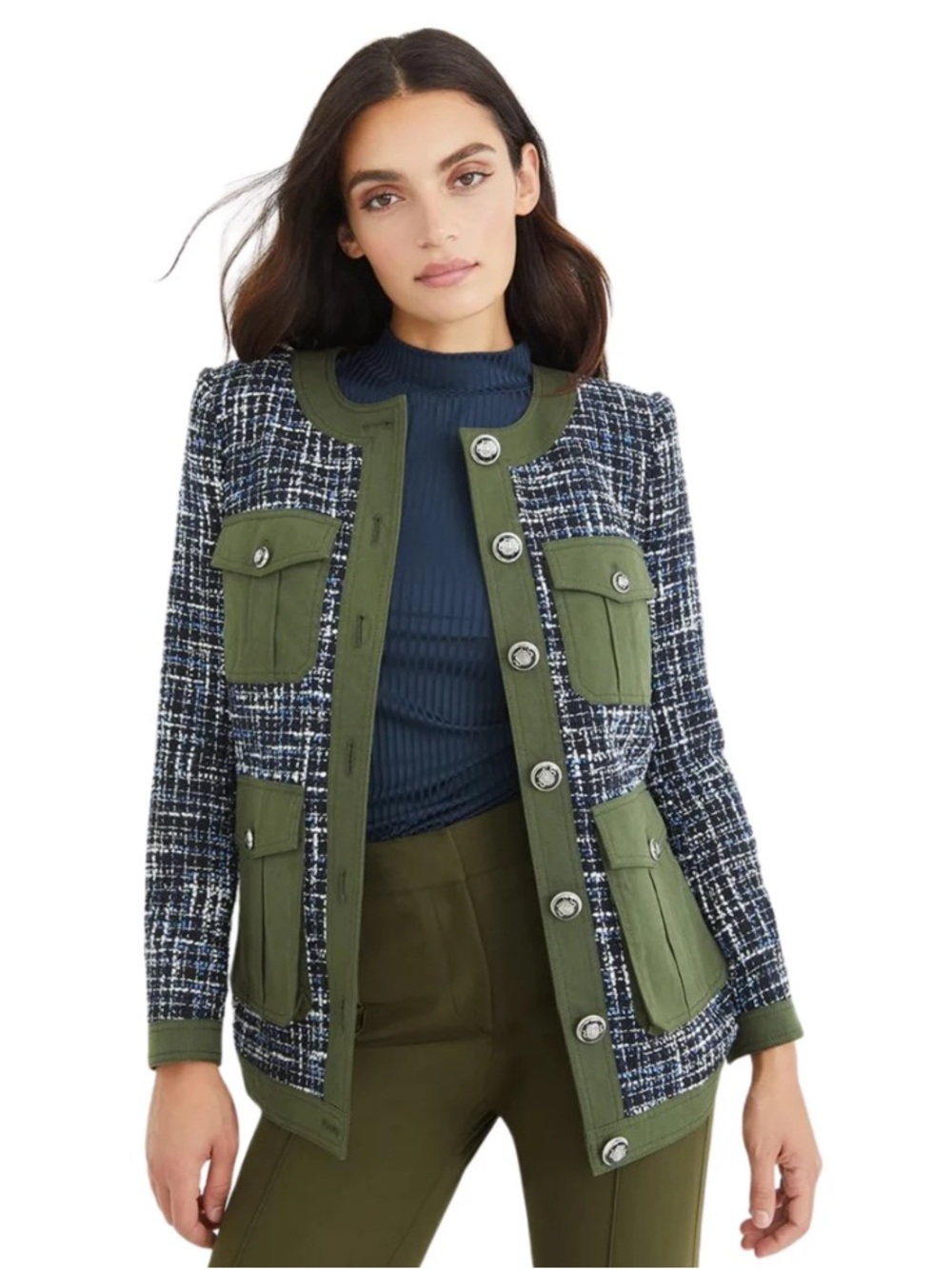 VERONICA BEARD Fielding Dickey Coat 8